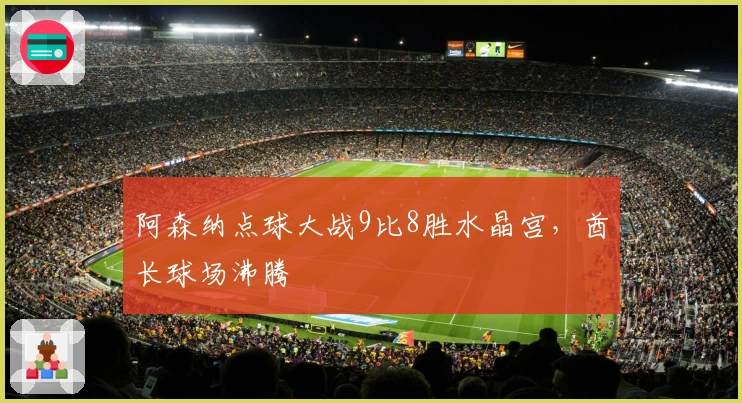 阿森纳点球大战9比8胜水晶宫，酋长球场沸腾